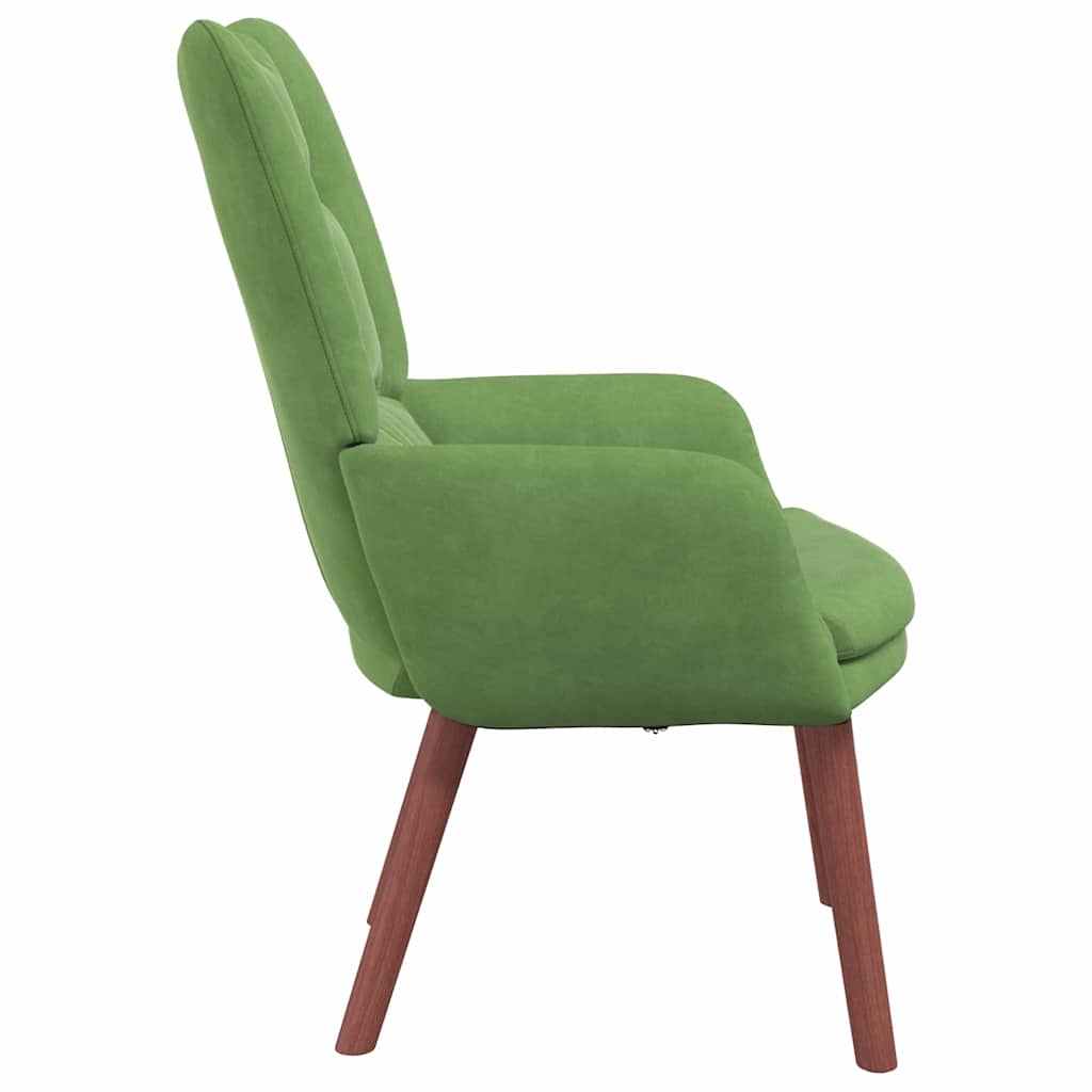 Fotoliu de relaxare Lysegrønn 63 x 67 x 94 cm Catifea GartenMobel Dekor