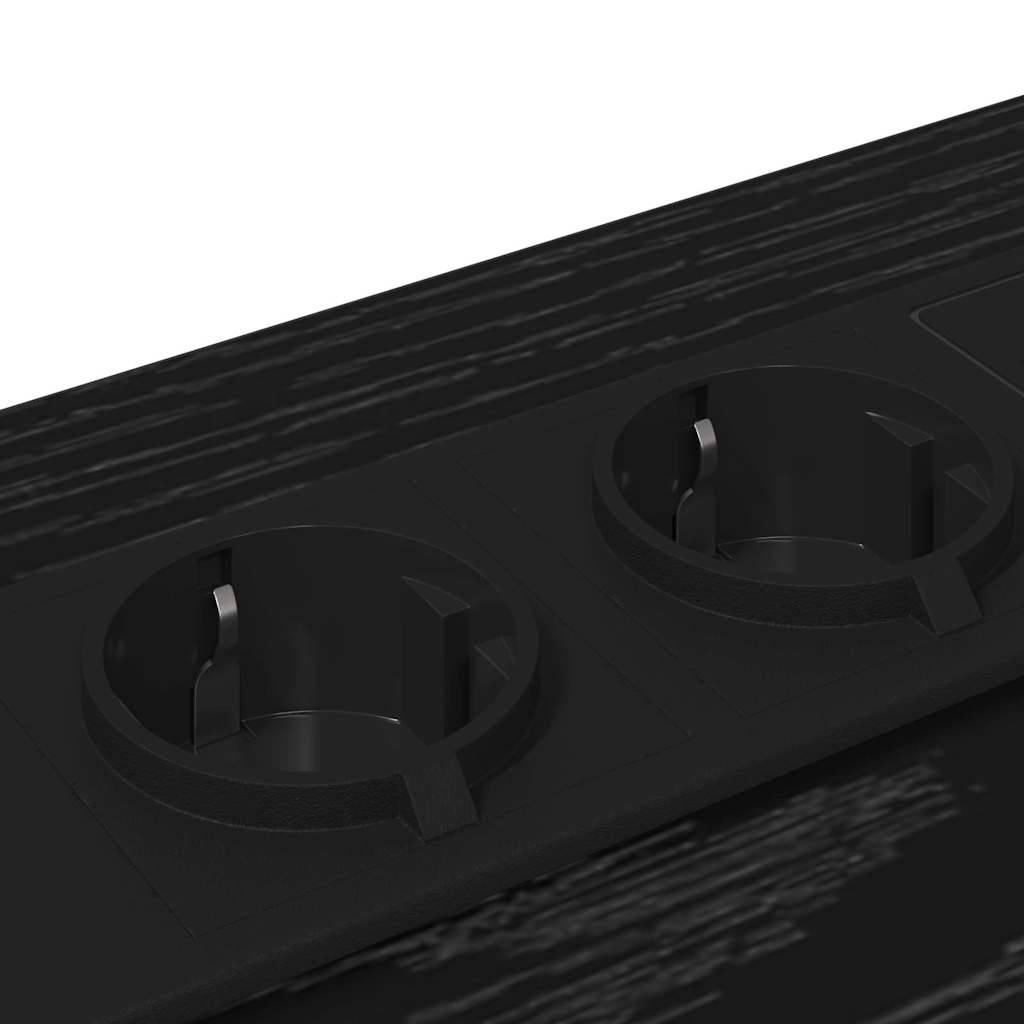 Dulap de noapte cu sertar 2 pcs Stejar negru 42 x 41 x 56 cm GartenMobel Dekor