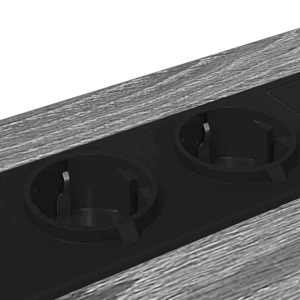 Dulap de noapte sonoma gri 42 x 41 x 56 cm Lemn compozit GartenMobel Dekor