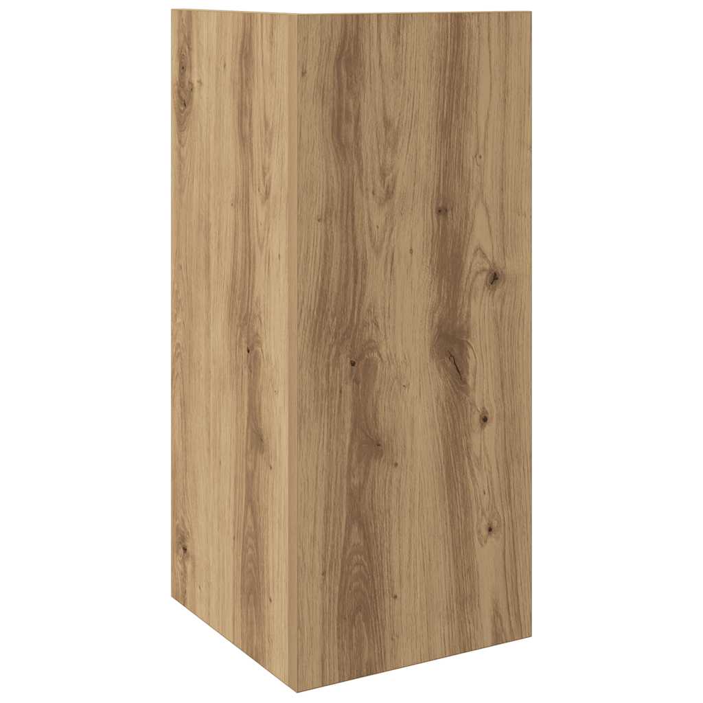 Masă laterală cu poliță Stejar artizanal 25,5x27x60 cm GartenMobel Dekor