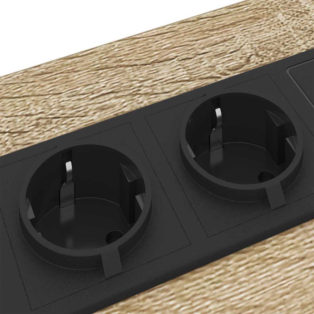 Noptieră 2 pcs Stejar sonoma 30 x 48 x 61 cm Lemn compozit GartenMobel Dekor