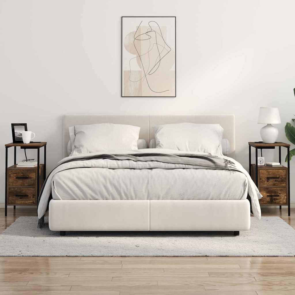 Noptieră cu sertar Stejar afumat 30 x 48 x 61 cm Lemn compozit GartenMobel Dekor