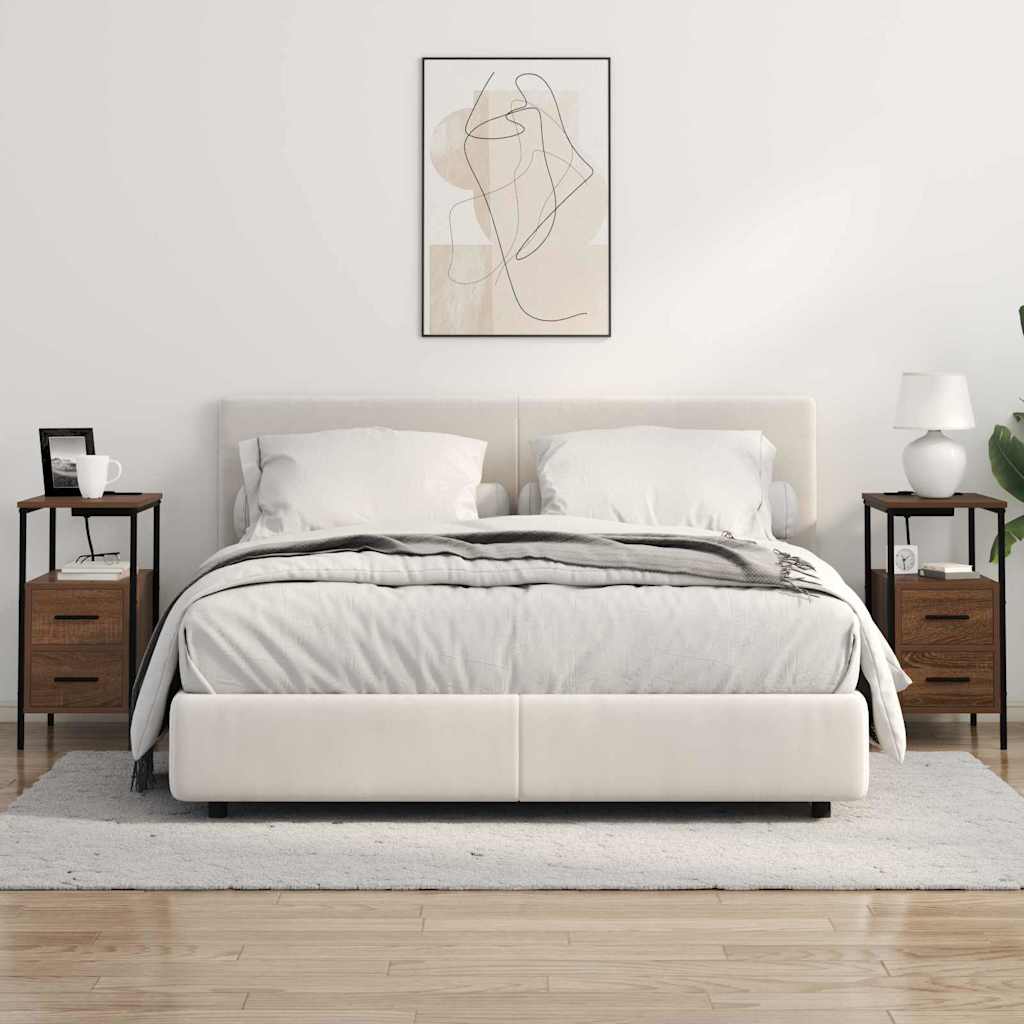 Noptieră cu sertar Stejar brun 30 x 48 x 61 cm Lemn compozit GartenMobel Dekor