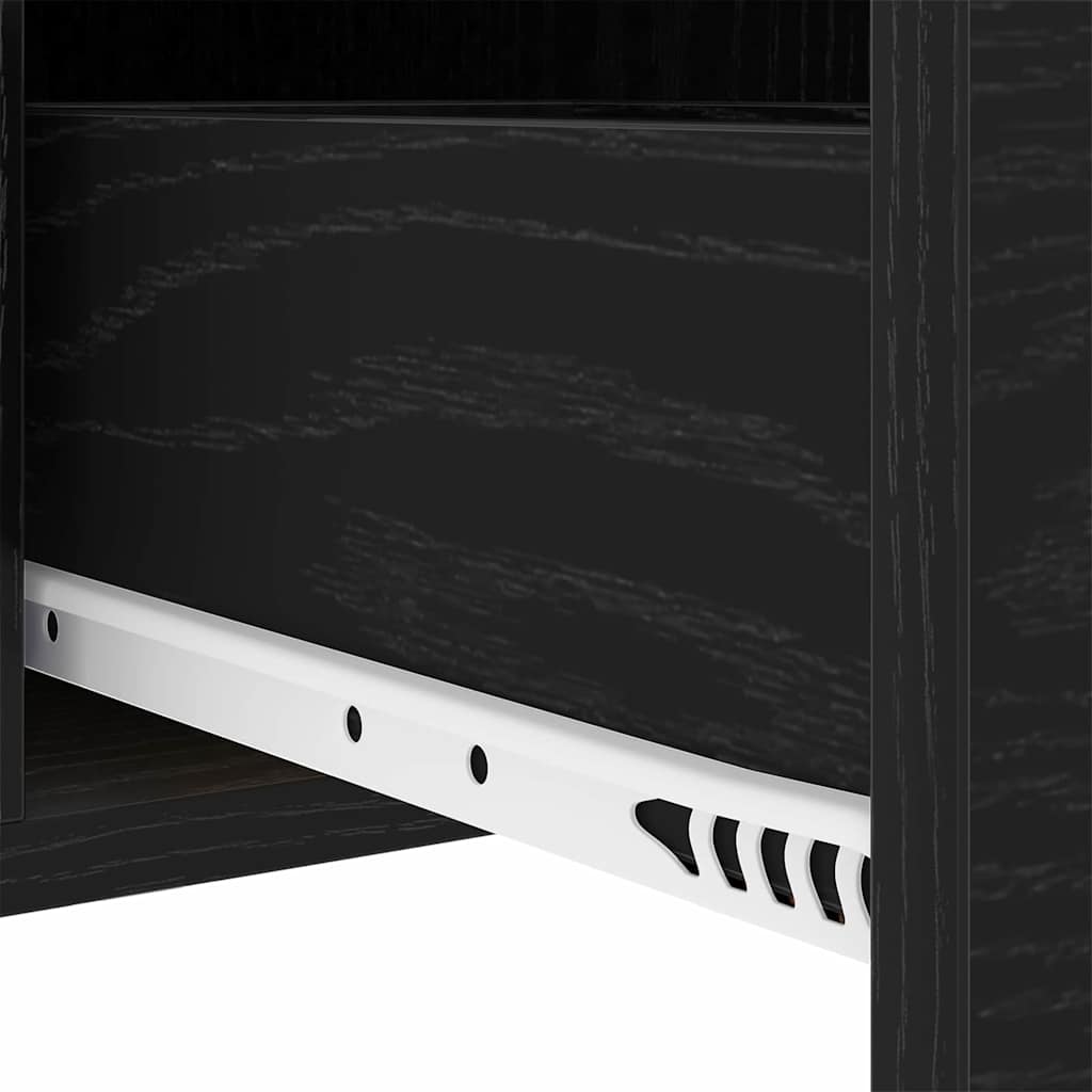 Noptieră cu sertar Stejar negru 30 x 48 x 61 cm Lemn compozit GartenMobel Dekor