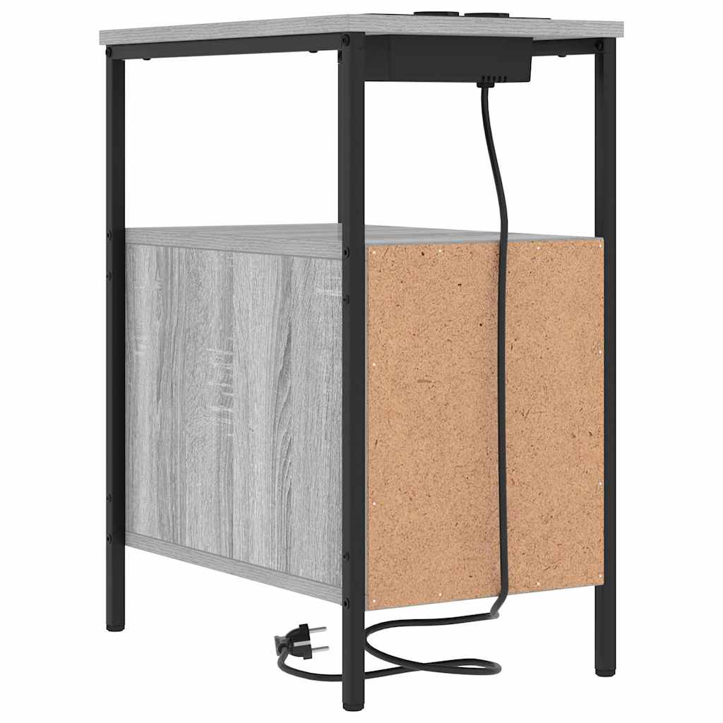 Noptieră cu sertar sonoma gri 30 x 48 x 61 cm Lemn compozit GartenMobel Dekor