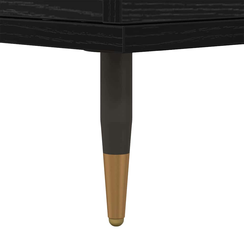 Bufet Stejar negru 60 x 35 x 70 cm Lemn compozit GartenMobel Dekor