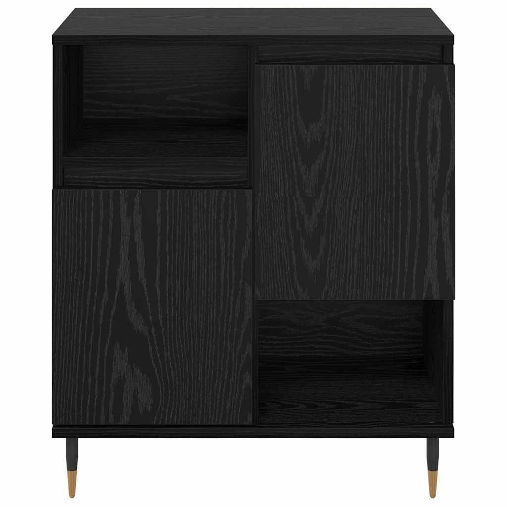 Bufet Stejar negru 60 x 35 x 70 cm Lemn compozit GartenMobel Dekor