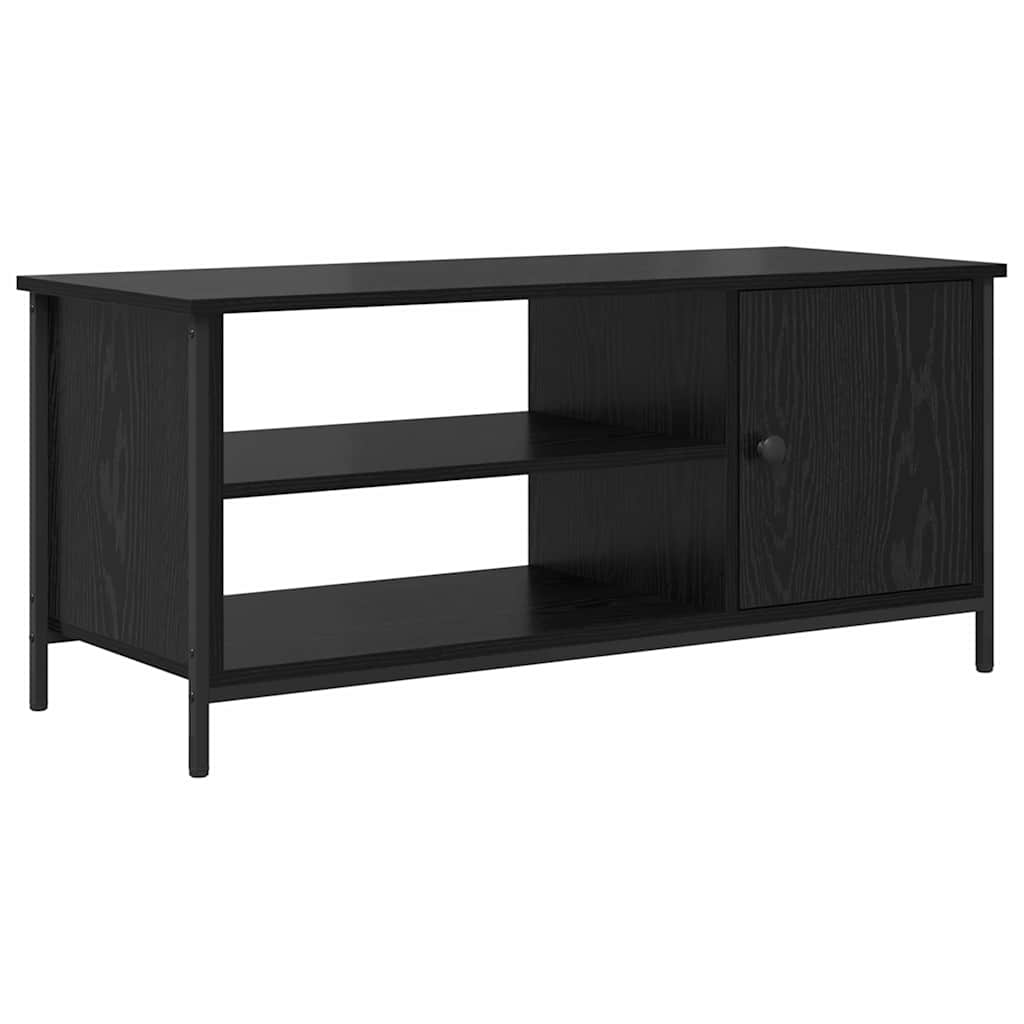 Cabinet TV Stejar negru 100 x 40 x 45 cm Lemn compozit GartenMobel Dekor