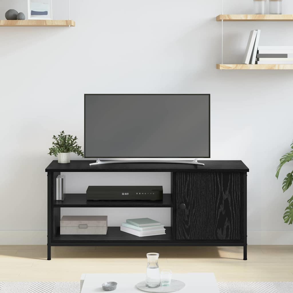 Cabinet TV Stejar negru 100 x 40 x 45 cm Lemn compozit GartenMobel Dekor