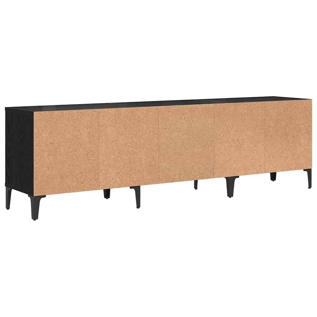 Cabinet TV Stejar negru 150 x 30 x 44.5 cm Lemn compozit GartenMobel Dekor