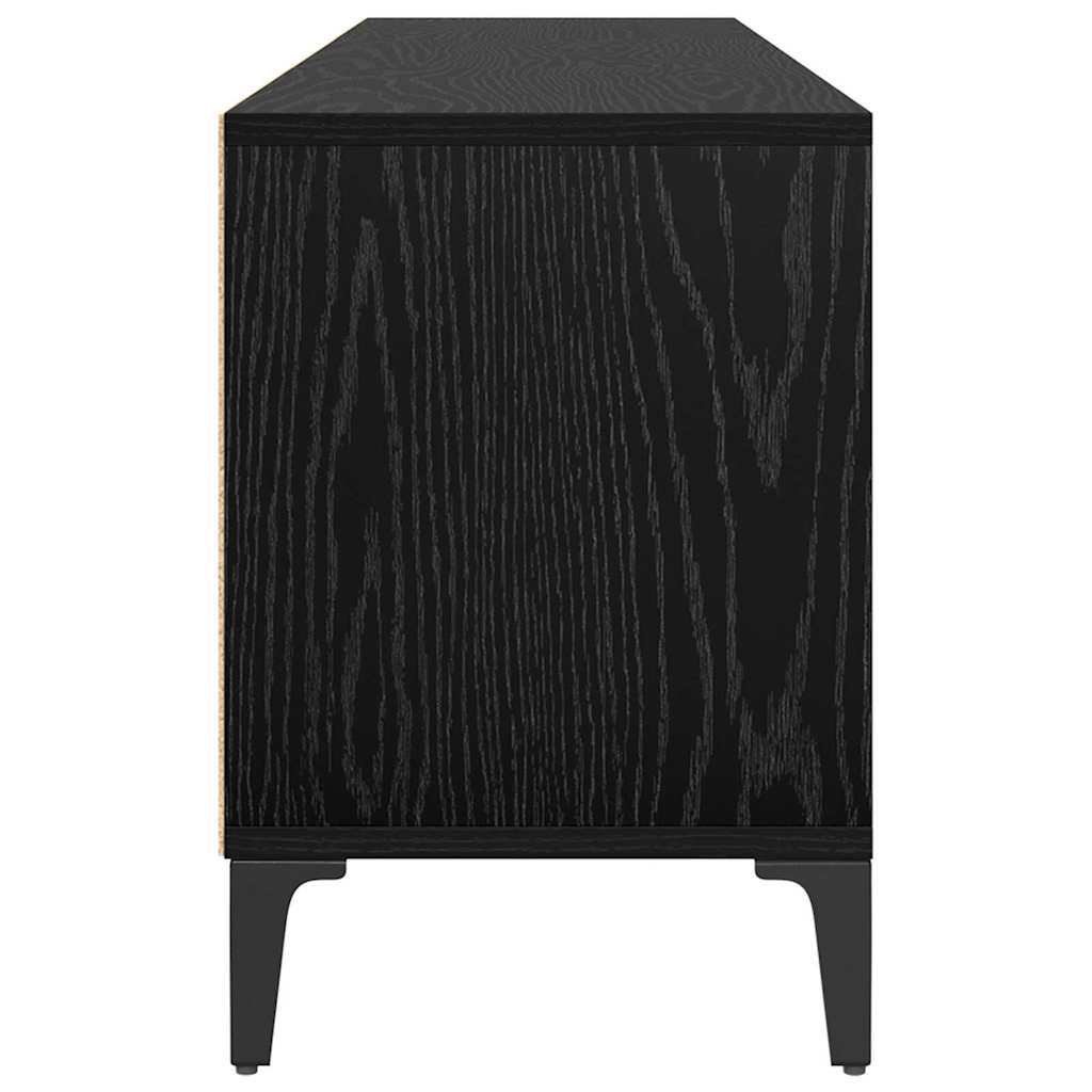 Cabinet TV Stejar negru 150 x 30 x 44.5 cm Lemn compozit GartenMobel Dekor