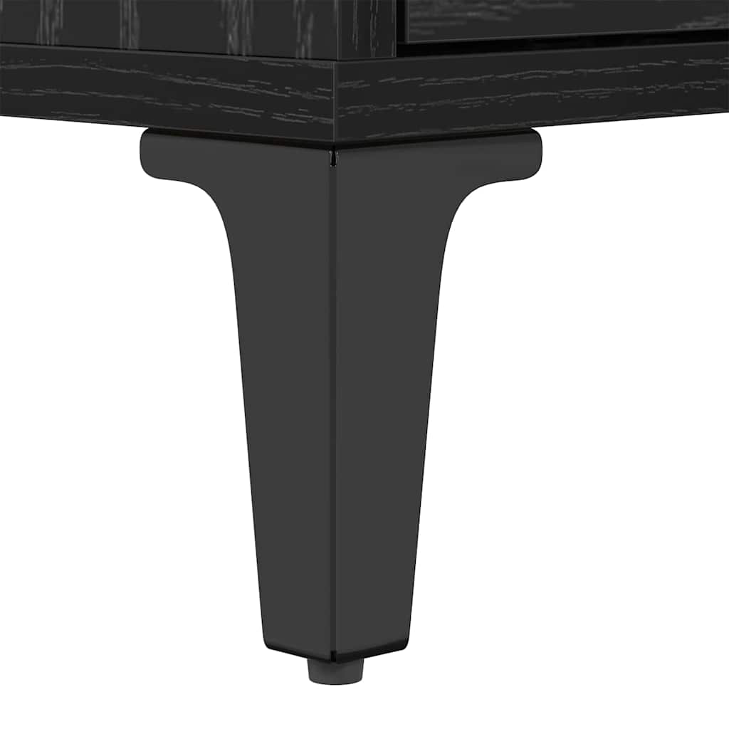 Cabinet TV Stejar negru 150 x 30 x 44.5 cm Lemn compozit GartenMobel Dekor