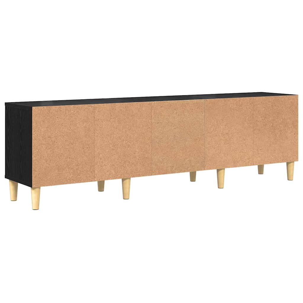 Cabinet TV Stejar negru 150 x 30 x 45 cm Lemn compozit GartenMobel Dekor