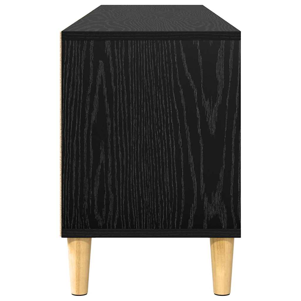 Cabinet TV Stejar negru 150 x 30 x 45 cm Lemn compozit GartenMobel Dekor