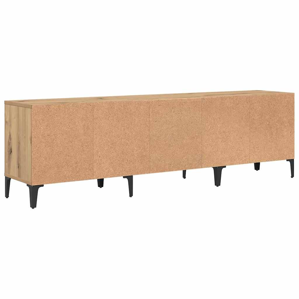 Cabinet TV stejar artizanal 150 x 30 x 44.5 cm Lemn compozit GartenMobel Dekor