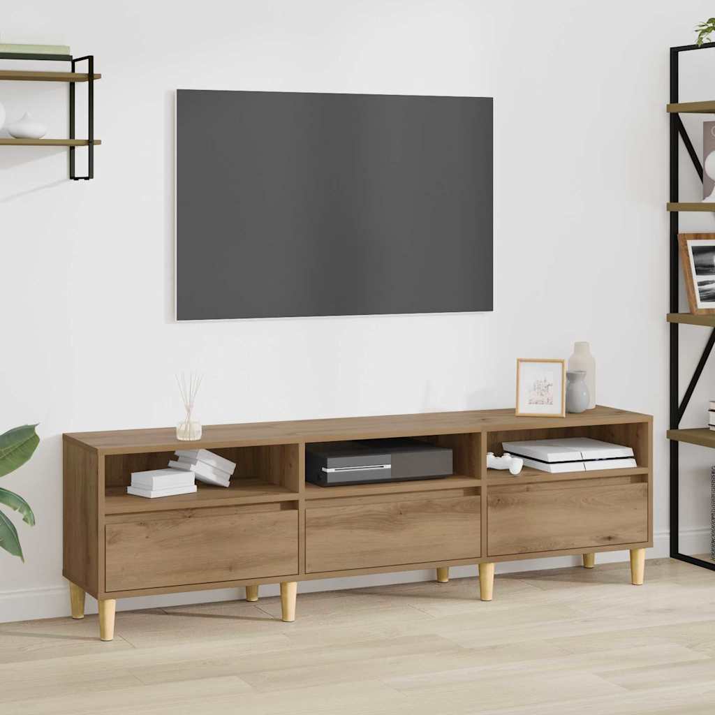Cabinet TV stejar artizanal 150 x 30 x 45 cm Lemn compozit GartenMobel Dekor