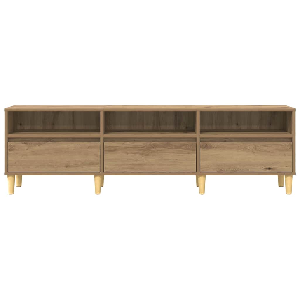 Cabinet TV stejar artizanal 150 x 30 x 45 cm Lemn compozit GartenMobel Dekor