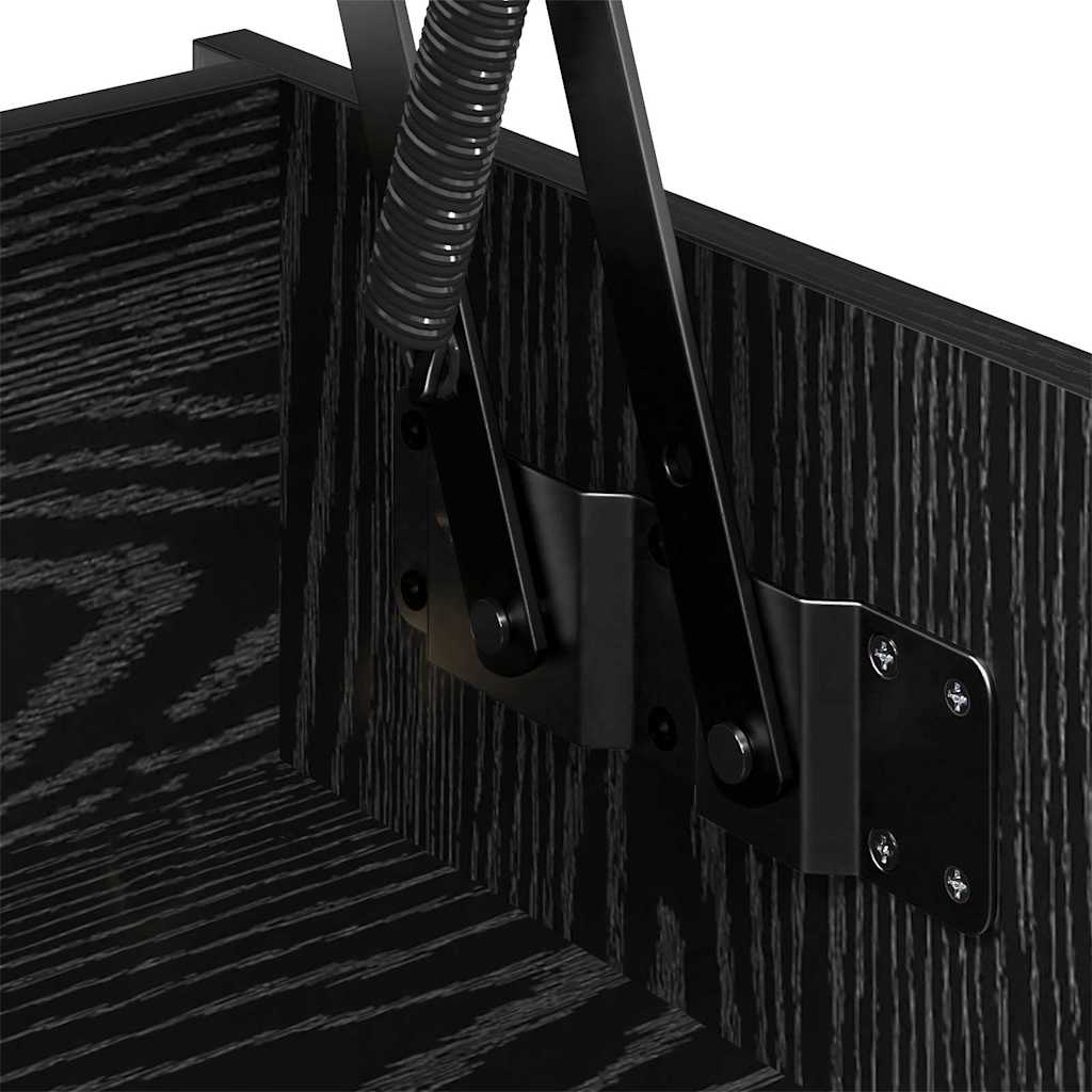 Masă de cafea Stejar negru 80 x 50.5 x 41.5 cm Lemn compozit GartenMobel Dekor