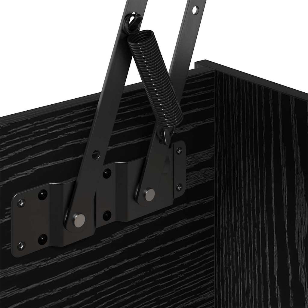 Masă de cafea Stejar negru 80 x 50.5 x 42.5 cm Lemn compozit GartenMobel Dekor