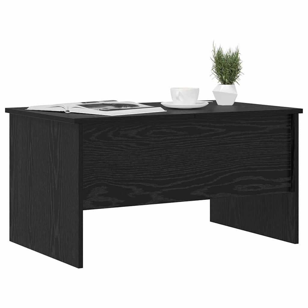 Masă de cafea Stejar negru 80 x 50.5 x 42.5 cm Lemn compozit GartenMobel Dekor