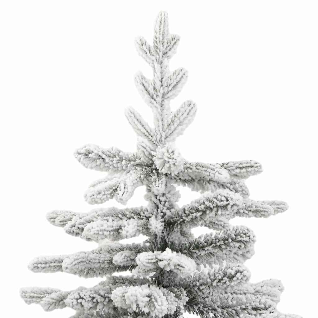 Brad de Crăciun artificial cu ramuri articulare Alb 240 cm GartenMobel Dekor