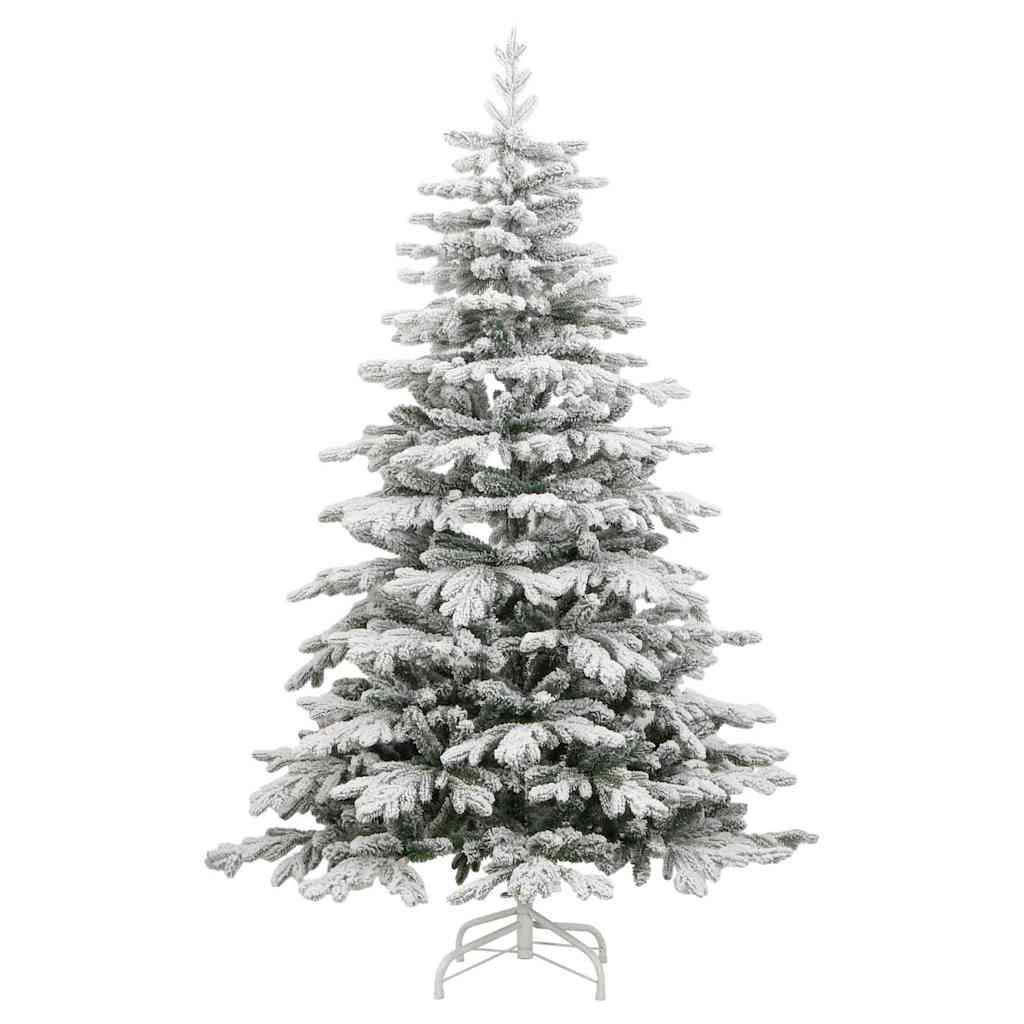 Brad de Crăciun artificial cu ramuri articulare Alb 240 cm GartenMobel Dekor