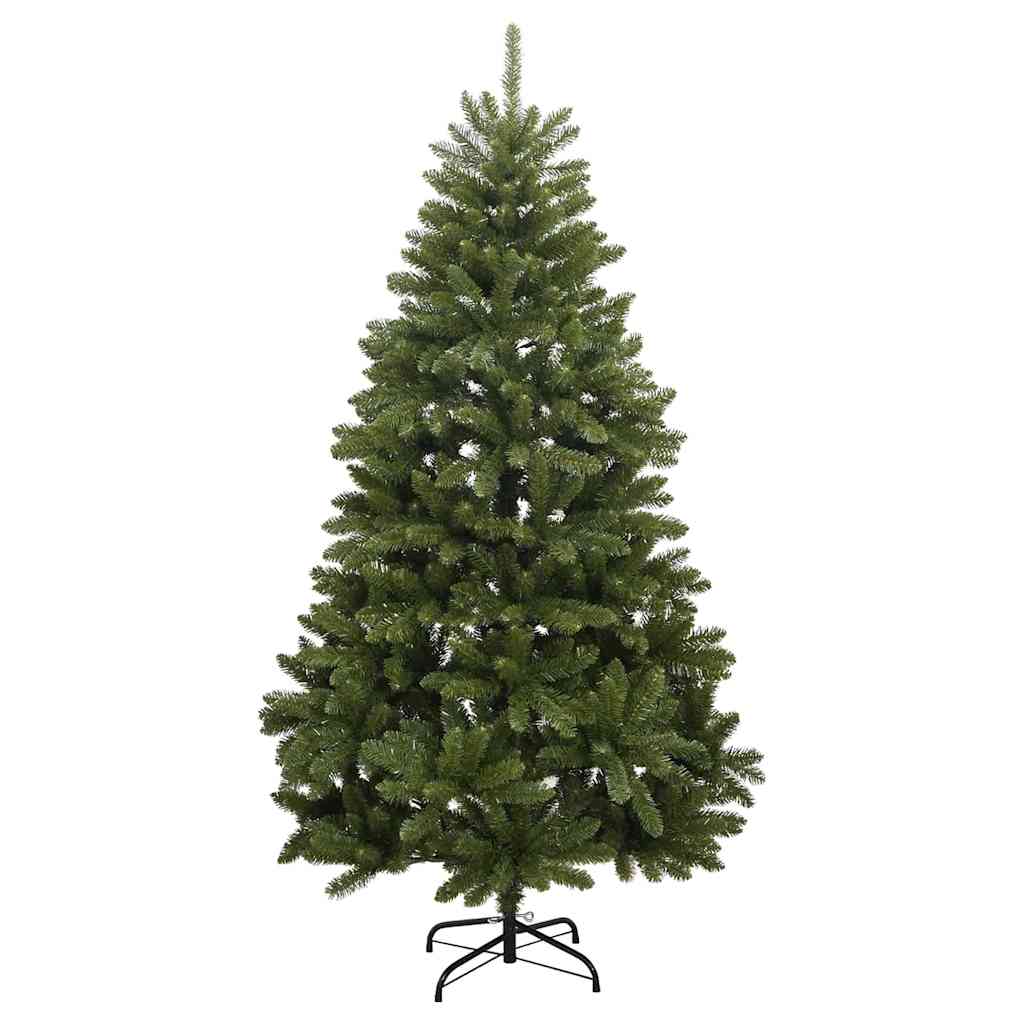Brad de Crăciun artificial Verde 240 cm PVC și Metal GartenMobel Dekor