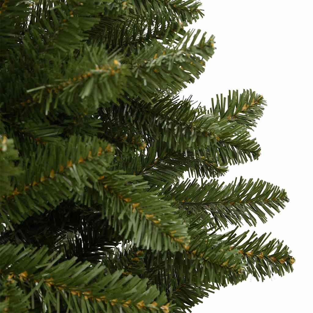Brad de Crăciun artificial Verde 240 cm PVC și Metal GartenMobel Dekor