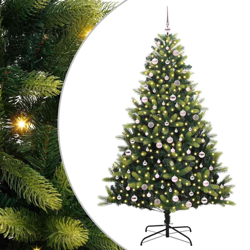 Pom de Crăciun artificial cu ramuri articulare 300 LED-uri GartenMobel Dekor