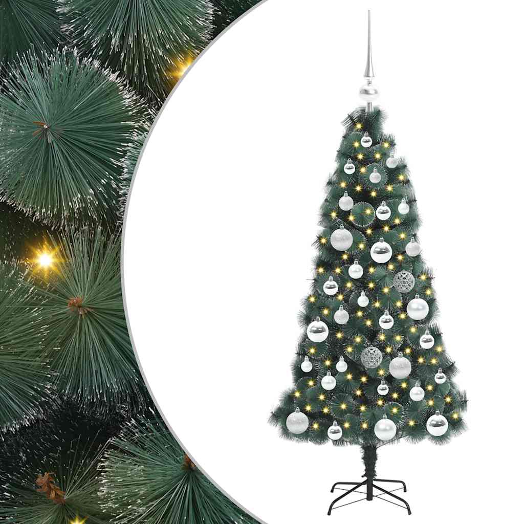 Pom de Crăciun artificial cu iluminare preinstalată și set de globuri GartenMobel Dekor