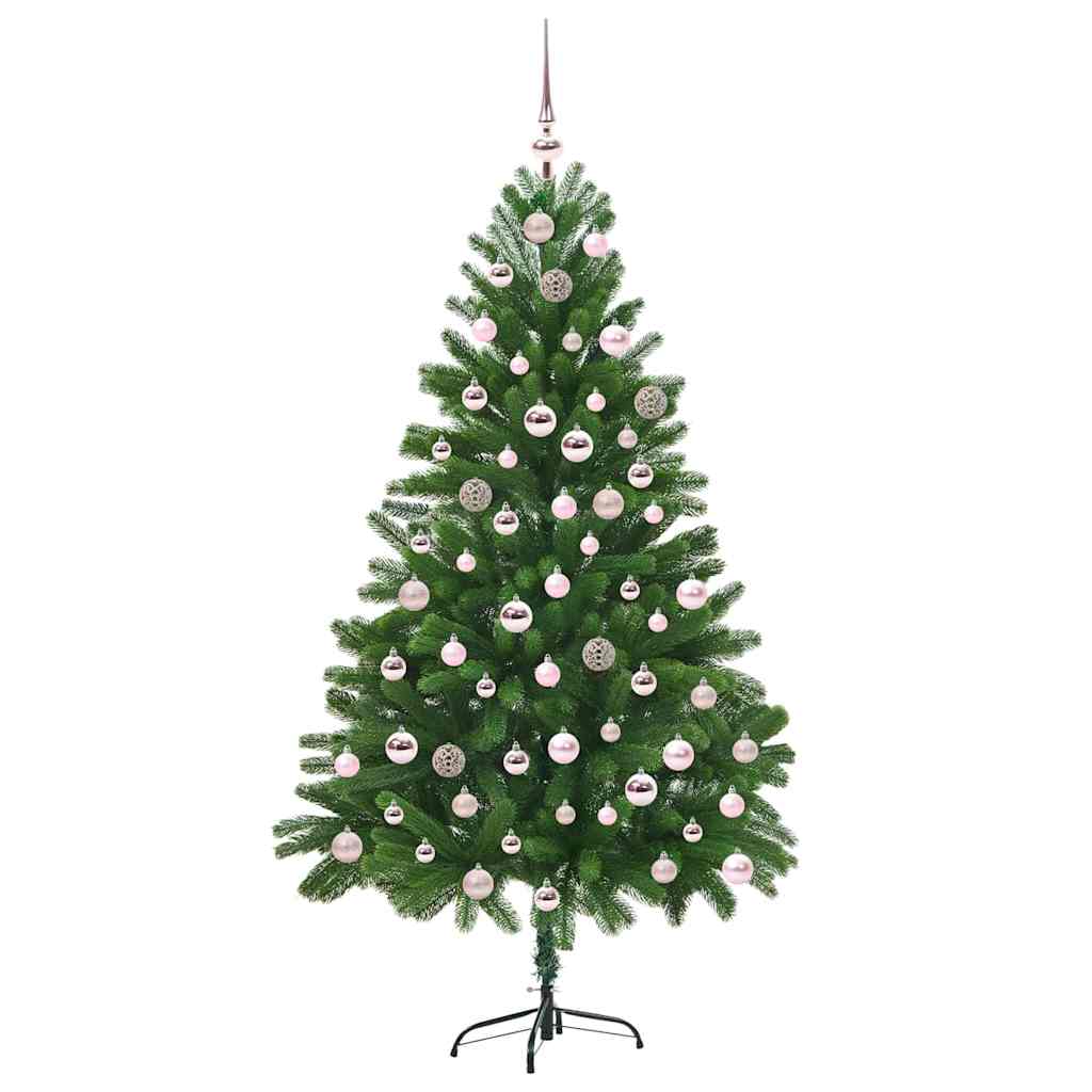 Brad de Crăciun cu 300 LED cu suport Verde 210 cm PE GartenMobel Dekor