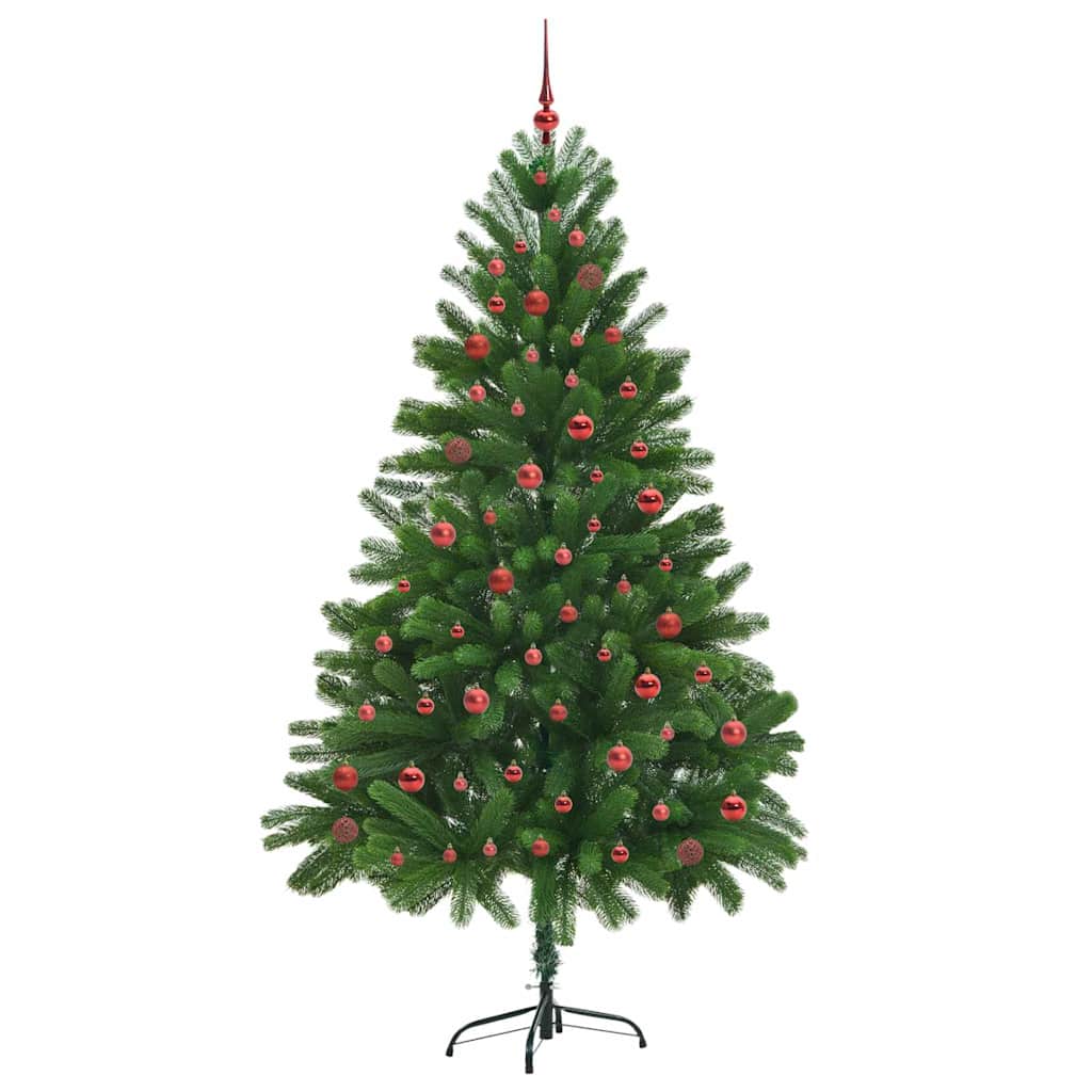 Brad de Crăciun cu 300 LED cu suport Verde 210 cm PE GartenMobel Dekor