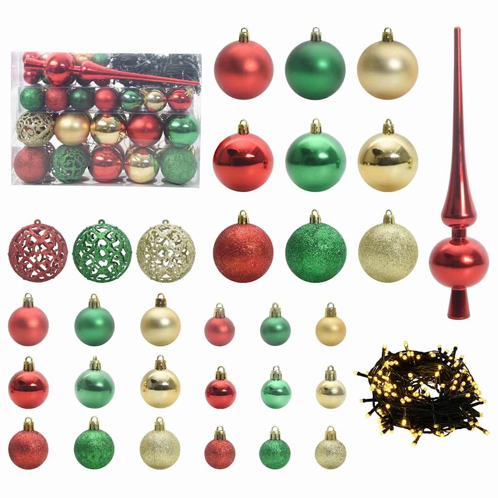 Pom de Crăciun artificial pre-iluminat Verde 120cm PVC și Metal GartenMobel Dekor