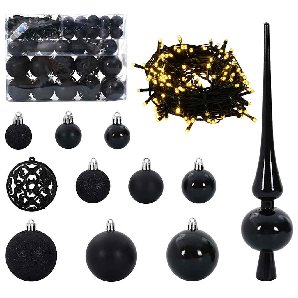 Pom de Crăciun artificial cu zăpadă imitată și lumină LED GartenMobel Dekor