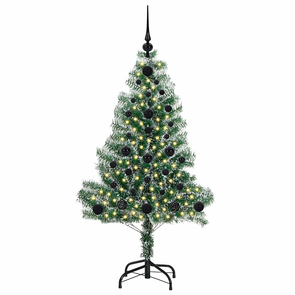 Pom de Crăciun artificial cu zăpadă imitată și lumină LED GartenMobel Dekor