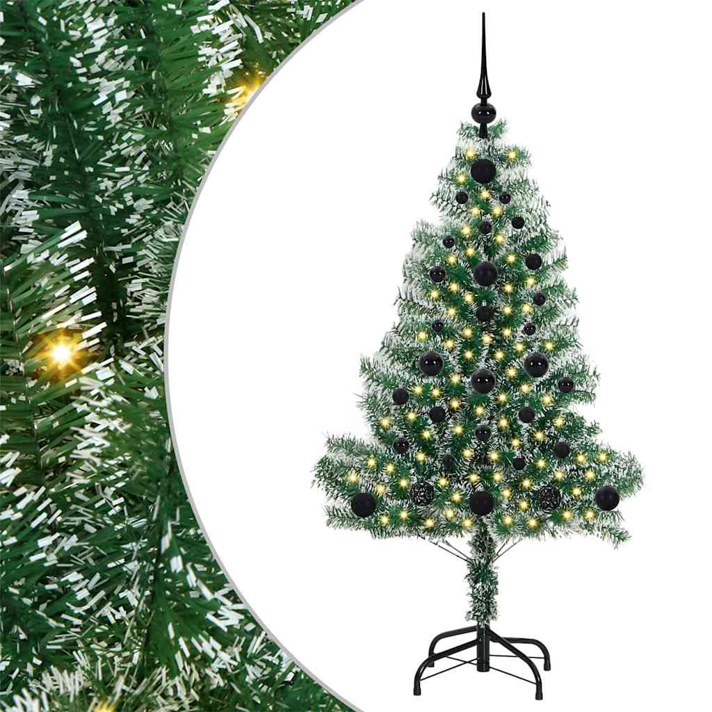 Pom de Crăciun artificial cu zăpadă imitată și lumină LED GartenMobel Dekor
