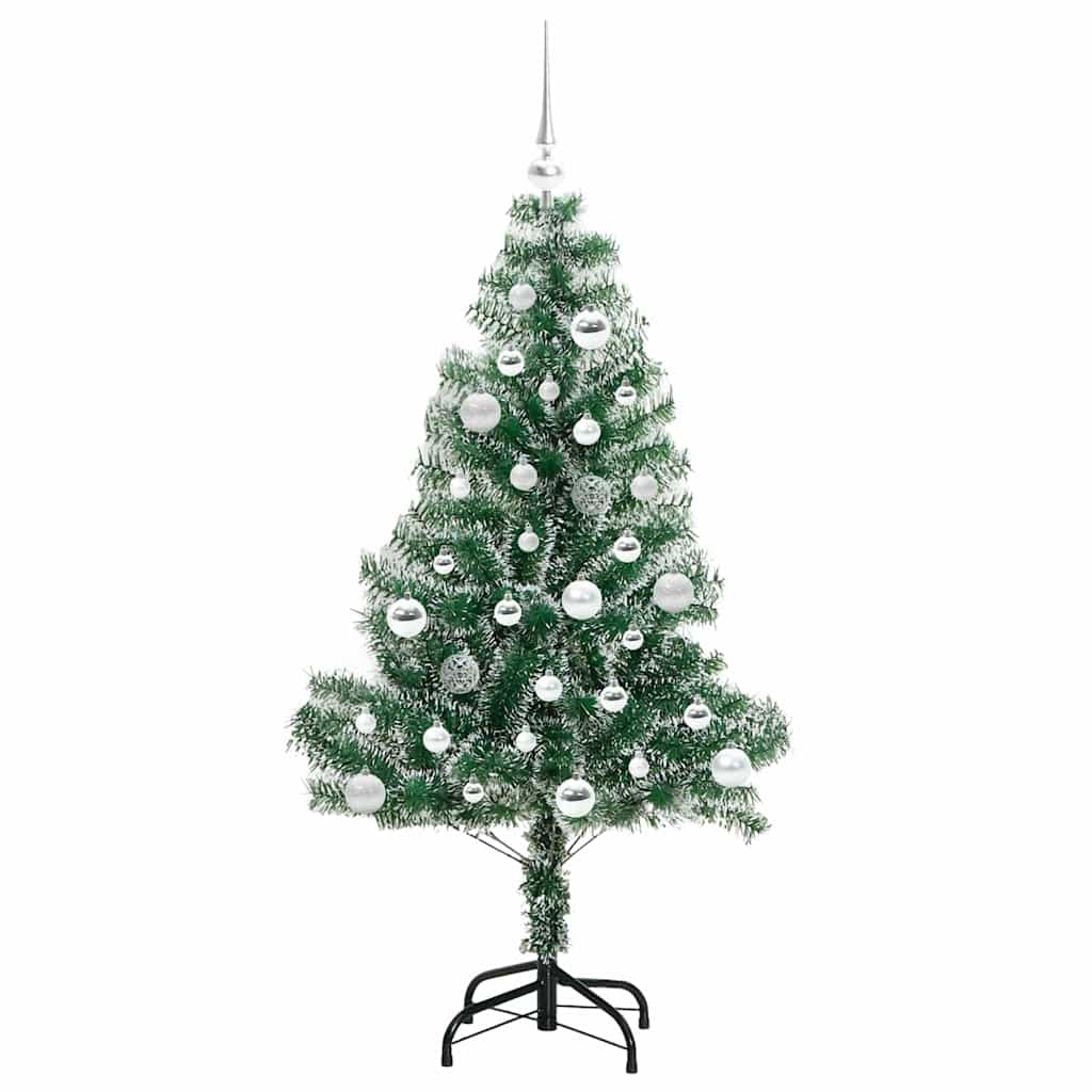 Pom de Crăciun artificial cu zăpadă imitată și lumină LED GartenMobel Dekor