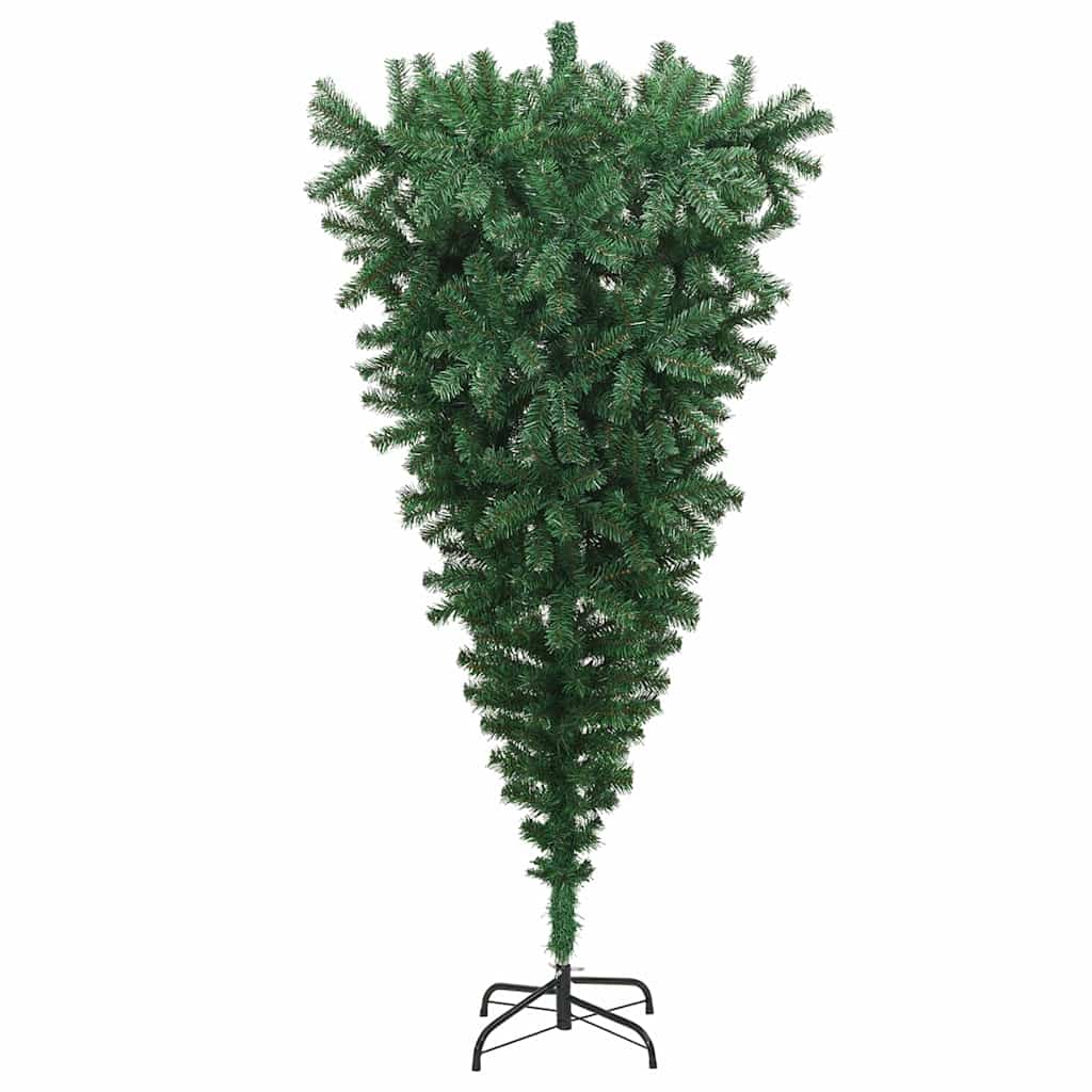 Brad de Crăciun artificial pre-iluminat cu minge, cu design răsturnat GartenMobel Dekor