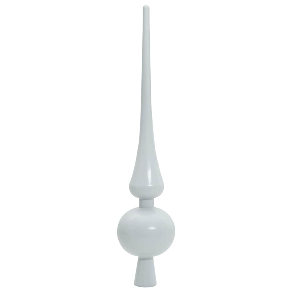 Pom de Crăciun artificial pre-iluminat Argintiu 210 cm PET GartenMobel Dekor