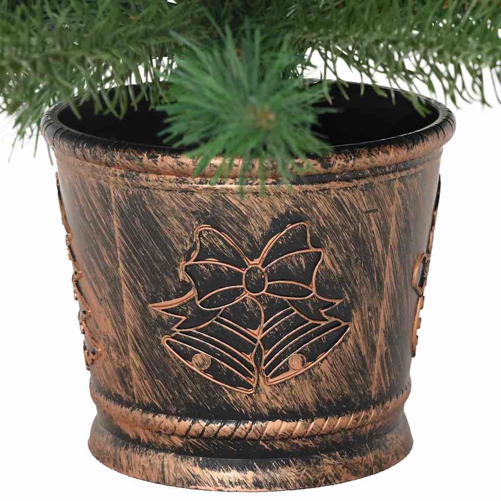 Brad de Crăciun artificial cu 150 LED Verde 90 cm PE și PVC GartenMobel Dekor