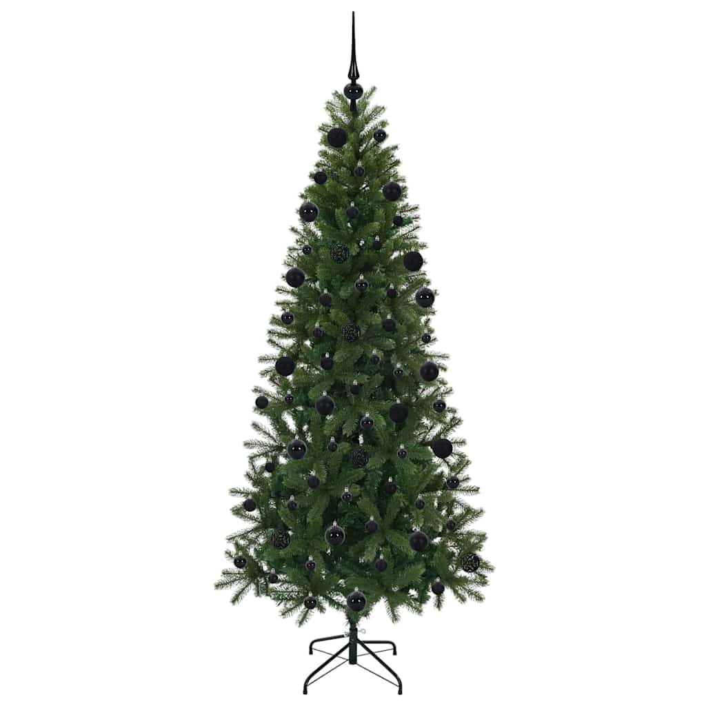 Brad de Crăciun artificial cu 300 LED Verde 210 cm PE și PVC GartenMobel Dekor