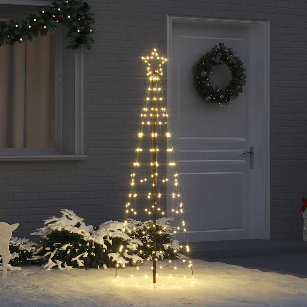 Brad de Crăciun LED cu 390 LED Alb cald 250 cm Fier GartenMobel Dekor