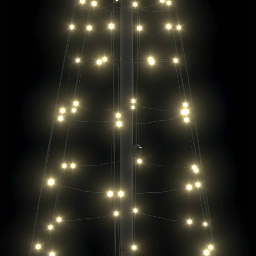 Brad de Crăciun LED cu 390 LED Alb cald 250 cm Fier GartenMobel Dekor