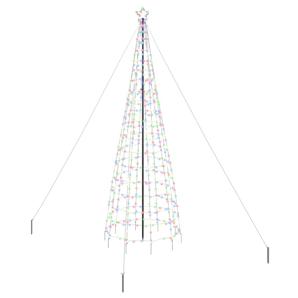 Brad de Crăciun LED cu 800 LED Multicolour 400 cm Fier GartenMobel Dekor