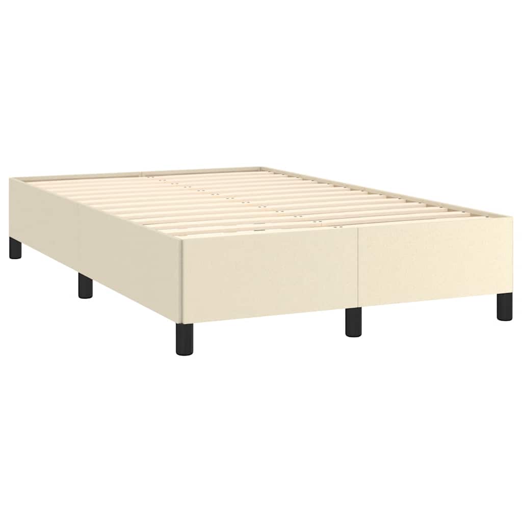 Cadru de pat fără saltea cremă 120x190 cm piele artificială GartenMobel Dekor