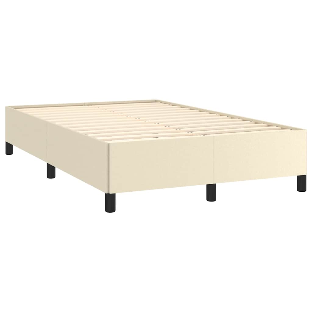 Cadru de pat fără saltea cremă 120x190 cm piele artificială GartenMobel Dekor