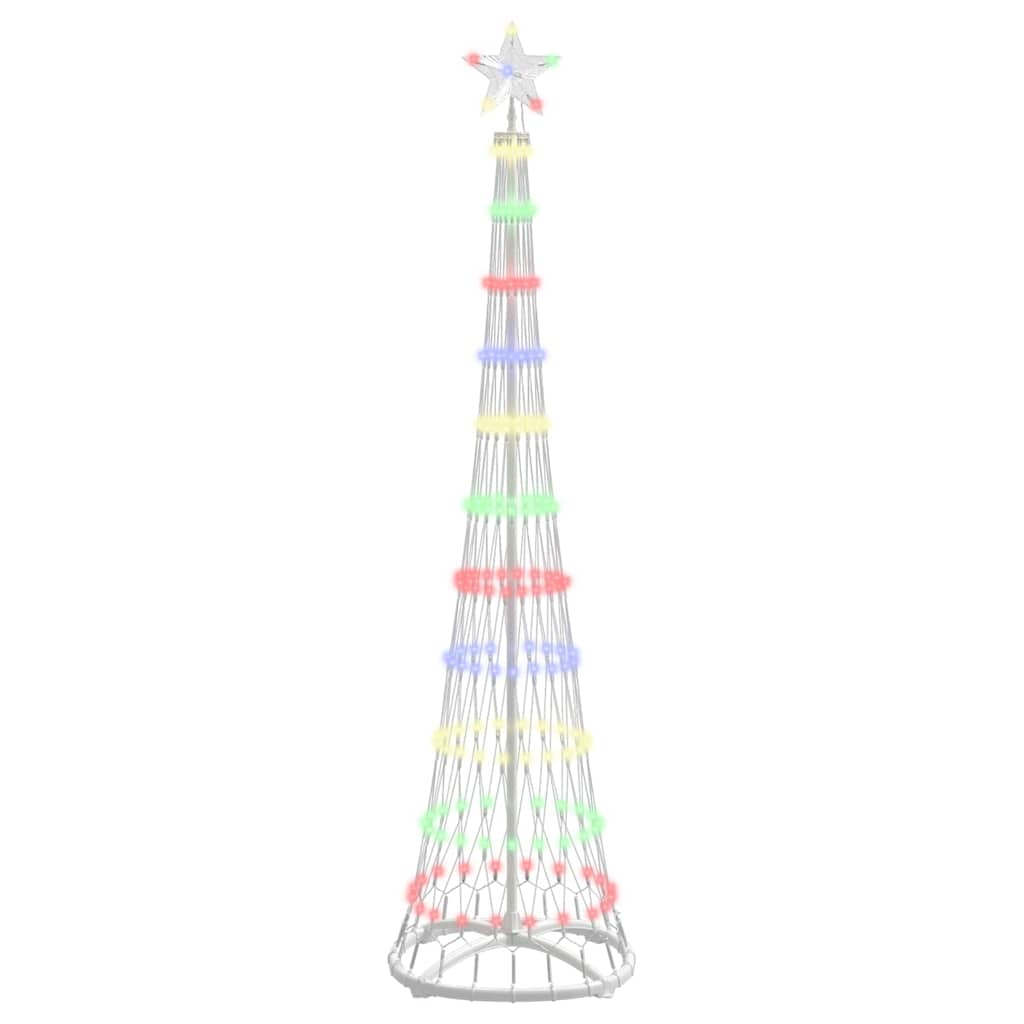 Brad de Crăciun LED Multicolour 138.5 x 138.5 x 399 cm Metal GartenMobel Dekor