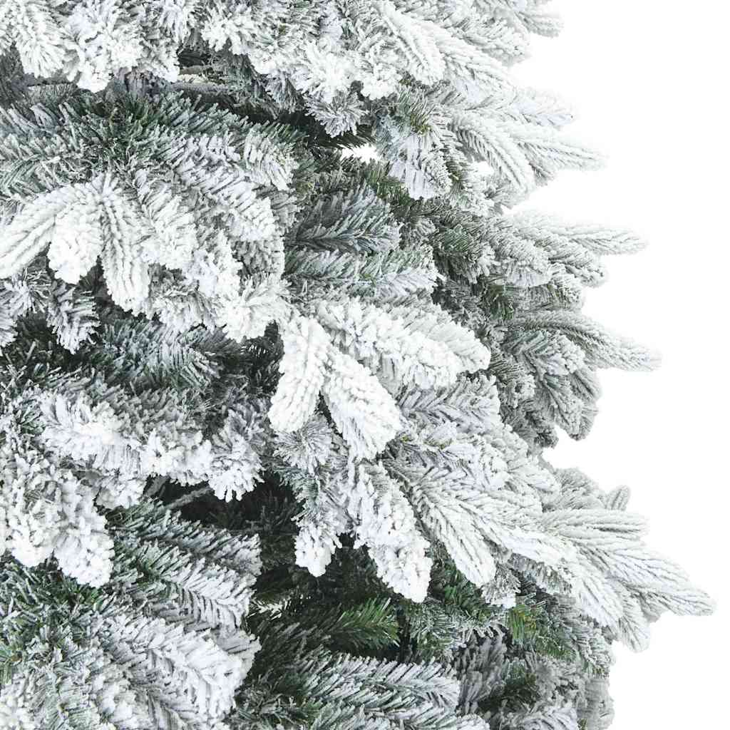 Brad de Crăciun Modern Artificial cu Ramuri Pliabile Acoperit cu Zăpadă GartenMobel Dekor