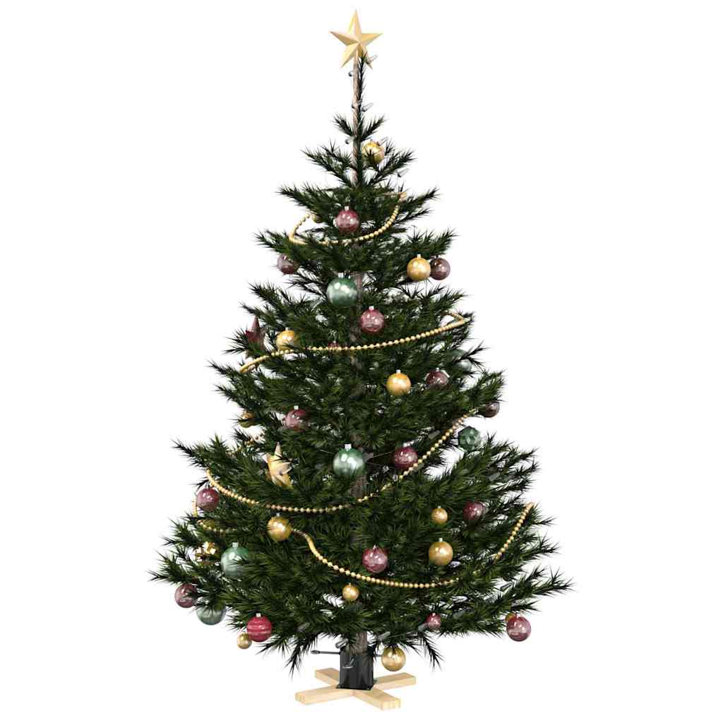 Suport pentru brad de Crăciun 1.73 Negru 50 x 50 x 16 cm GartenMobel Dekor