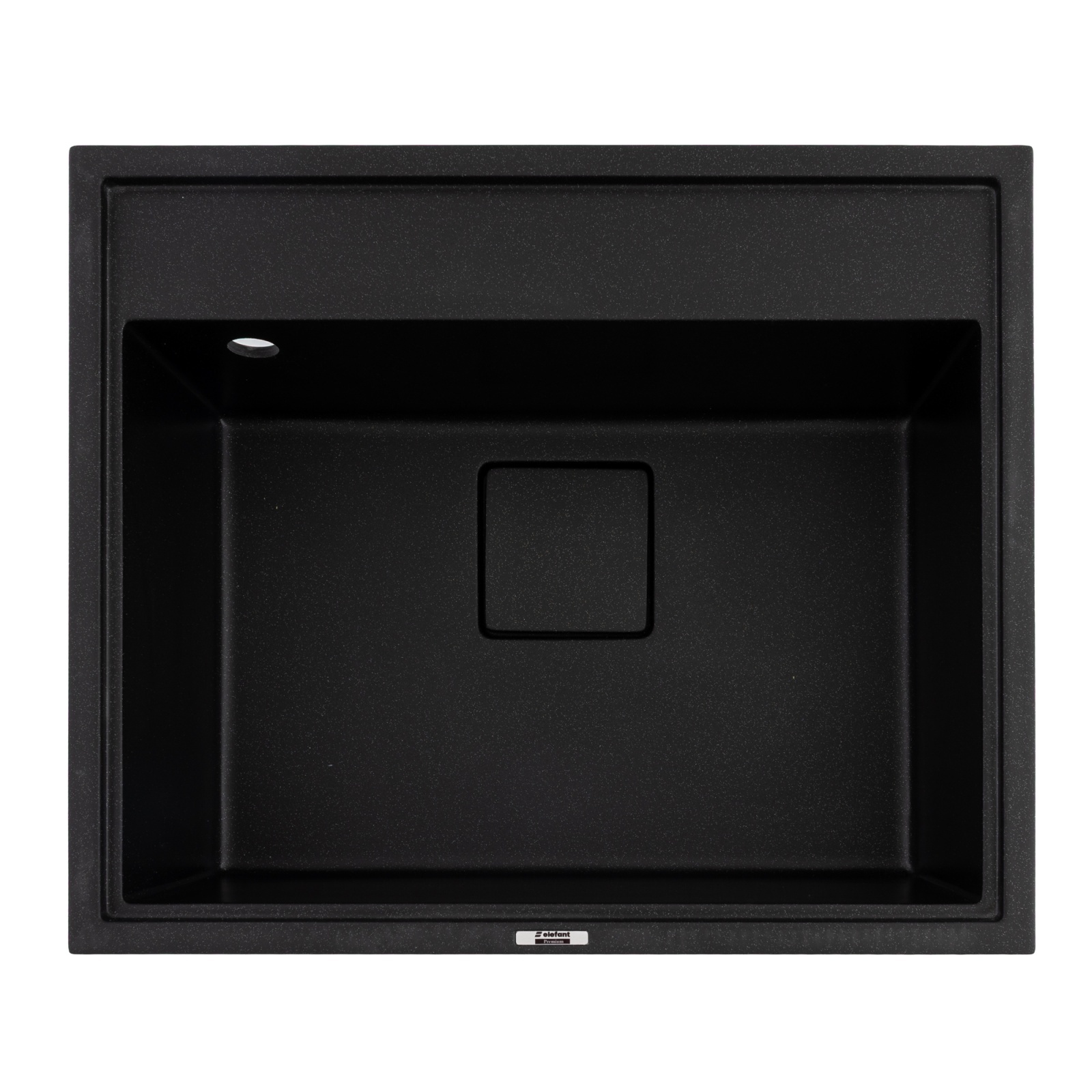 Chiuveta de bucatarie Elefant Premium SHERLIT, Negru metalic 600x500 mm Innovative ReliableTools